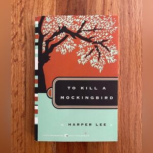 To Kill a Mockingbird by Harper Lee Harper Perennial paperback decorative book